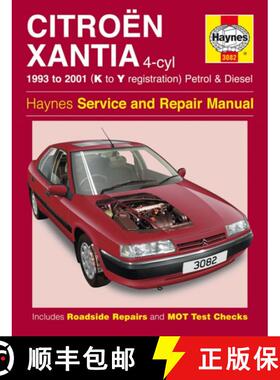 【3-4周达】Citroen Xantia Petrol & Diesel (93 - 01) K To Y [9781785215087]