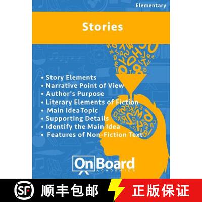 【3-4周达】Stories: Story Elements, Narrative Point of View, Author's Purpose, Literary Elements of F... [9781630960421]