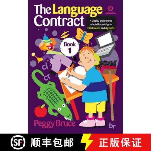 【3-4周达】The Language Contract Book 1: A weekly programme to build knowledge of initial blends and ... [9781877523571]