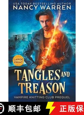 预订 Tangles and Treason (Large Print): A Paranormal Cozy Mystery [9781998239283]