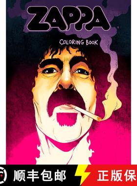 【3-4周达】Frank Zappa Coloring Book: by Fantoons [9781970047035]