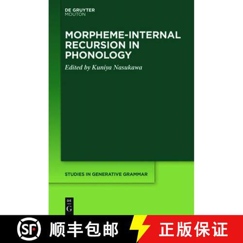 【3-4周达】精装 Morpheme-Internal Recursion in Phonology [9781501517778]