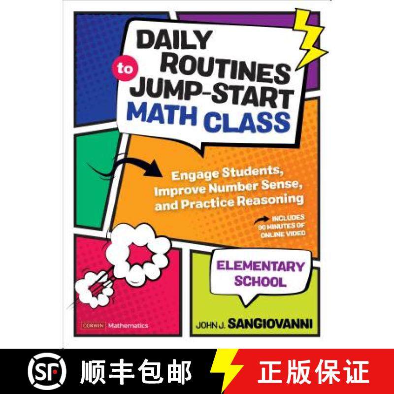 【3-4周达】Daily Routines to Jump-Start Math Class, Elementary: Engage Students, Improve Number Sense... [9781544374949]