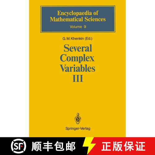 【3-4周达】Several Complex Variables III: Geometric Function Theory [9783642647857]