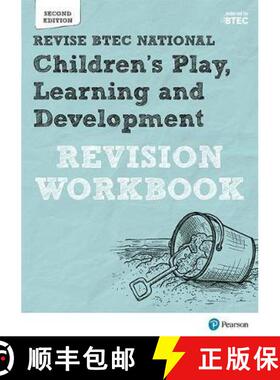 【3-4周达】Pearson REVISE BTEC National Children's Play, Learning and Development Revision Workbook -... [9781292230573]
