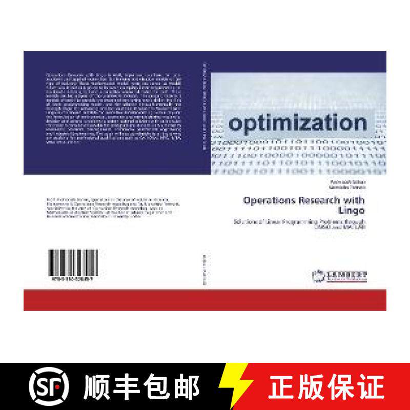预订 Operations Research with Lingo [9783330328457]