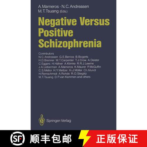 【3-4周达】Negative Versus Positive Schizophrenia [9783642768439]