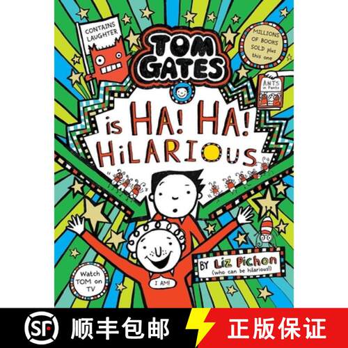 【3-4周达】精装 Tom Gates Ha! Ha! Hilarious HB [9781407191126]