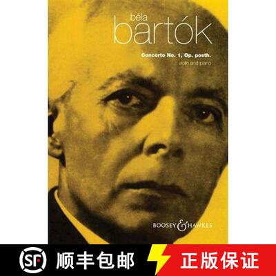 【3-4周达】Violin Concerto No. 1, Opus Posthumous: Violin and Piano [9780851628752]