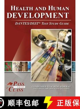【3-4周达】Health and Human Development DANTES/DSST Test Study Guide [9781614337409]