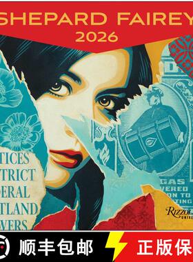 【3-4周达】Shepard Fairey 2026 Wall Calendar [9780789348555]