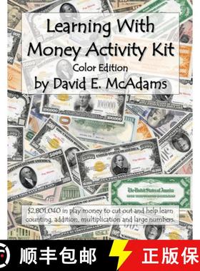 【3-4周达】Learning With Money Activity Kit: $2,801,040 in play money to cut out and help learn count... [9781632703415]
