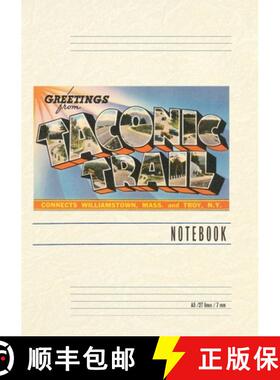 【3-4周达】Vintage Lined Notebook Greetings from Taconic Trail [9798385422432]