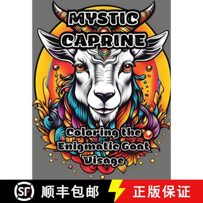 【3-4周达】Mystic Caprine: Coloring the Enigmatic Goat Visage [9798868963155]