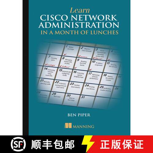 【3-4周达】Learn Cisco Network Administration in a Month of Lunches (1st Edition) [9781617293634]