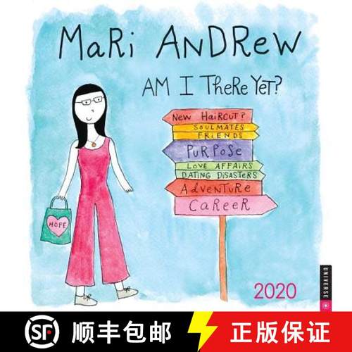 【3-4周达】Mari Andrew 2020 Wall Calendar: Am I There Yet? [9780789336170]