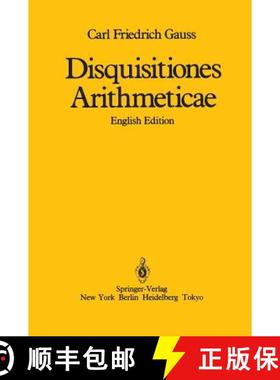 现货 算术研究 Disquisitiones Arithmeticae [9780387962542]