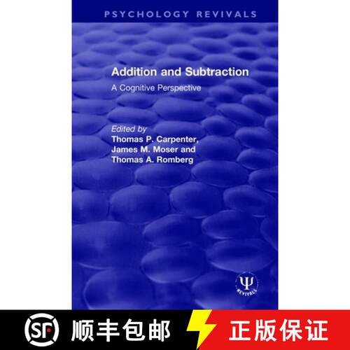 【3-4周达】精装 Addition and Subtraction: A Cognitive Perspective [9780367495442]