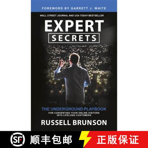【3-4周达】Expert Secrets: The Underground Playbook for Converting Your Online Visitors into Lifelong... [9781788178563]