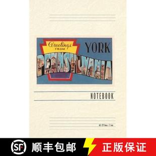 9798385443994 from 4周达 Vintage Lined York Greetings Notebook Pennsylvania