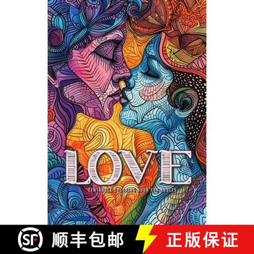 【3-4周达】Love Zentangle Coloring Book for Adults: Zentangle Coloring Book for Adults | Valentine´s... [9783758458972]