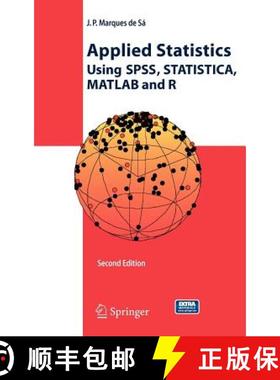【3-4周达】Applied Statistics Using Spss, Statistica, MATLAB and R [With CDROM] [9783540719717]