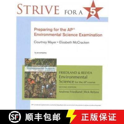 【3-4周达】Strive for 5: Preparing for the Ap(r) Environmental Science Exam [9781464156168]