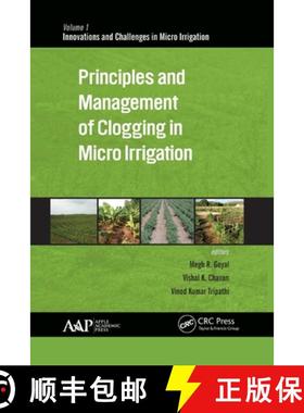 【3-4周达】Principles and Management of Clogging in Micro Irrigation [9781774635865]