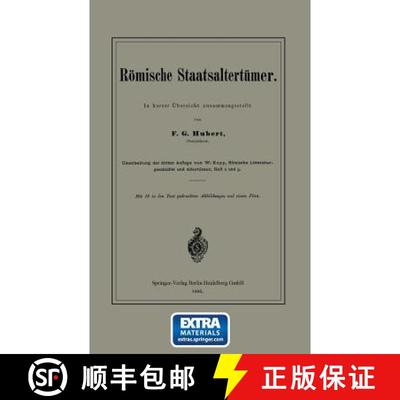【3-4周达】Roemische Staatsaltertumer: In Kurzer UEbersicht Zusammengestellt [9783662318959]