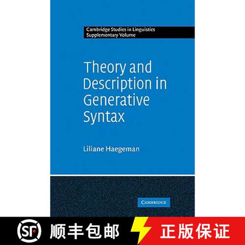 【3-4周达】Theory and Description in Generative Syntax: A Case Study in West Flemish - Theory and Des... [9780521108607]