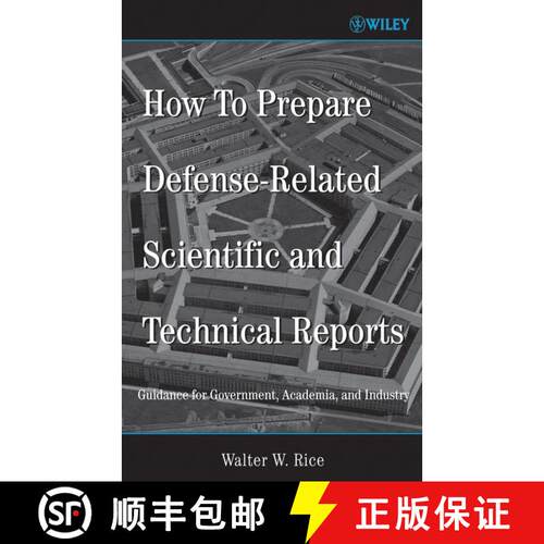 【3-4周达】精装 How To Prepare Defense-Related Scientific And Technical Reports [Wiley电子电气工程] [9780471725091]