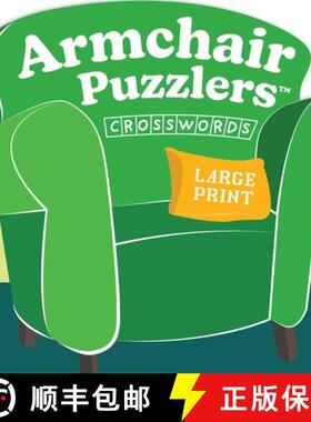 【3-4周达】Armchair Puzzlers: Large Print Crosswords [9781524892548]