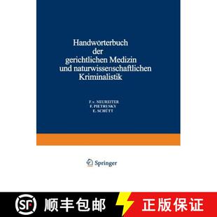 【3-4周达】Handw rterbuch Der Gerichtlichen Medizin Und Naturwissenschaftlichen Kriminalistik : In Ge... [9783642512025]