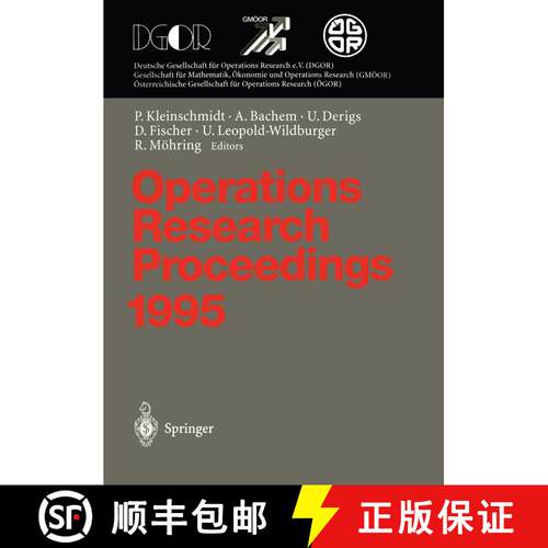 【3-4周达】Operations Research Proceedings 1995: Selected Papers of the Symposium on Operations Resea... [9783540608066]