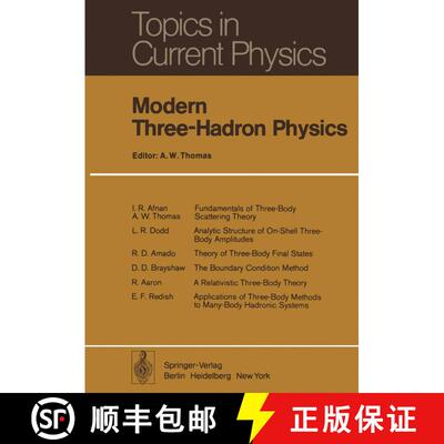 【3-4周达】Modern Three-Hadron Physics [9783642810725]