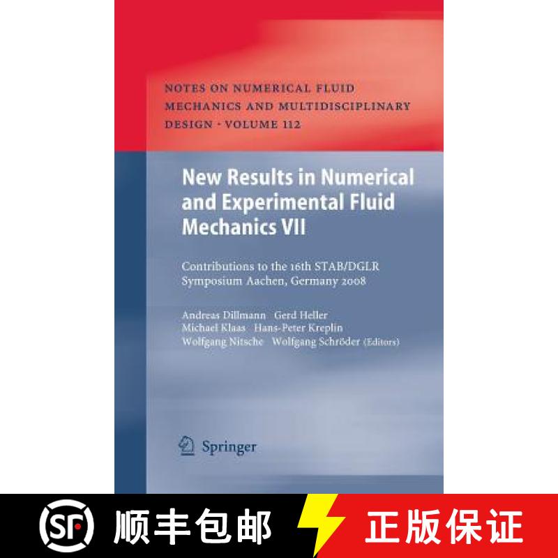 【3-4周达】New Results in Numerical and Experimental Fluid Mechanics VII : Contributions to the 16th ... [9783642422522]