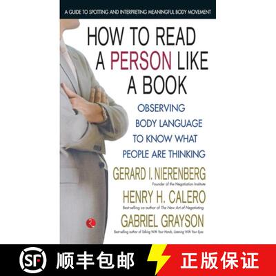 【3-4周达】How To Read A Person Like A Book: Observing Body Language To Know What People Are Thinking [9788129119186]