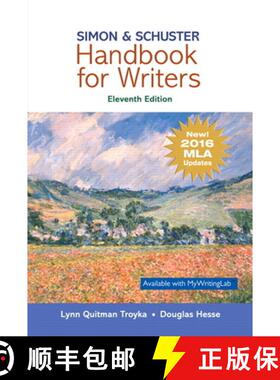 【3-4周达】Simon & Schuster Handbook for Writers, MLA Update Edition [9780134701332]