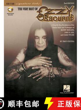 【3-4周达】The Very Best of Ozzy Osbourne: A Step-By-Step Breakdown of the Styles and Techniques of R... [9780634013638]