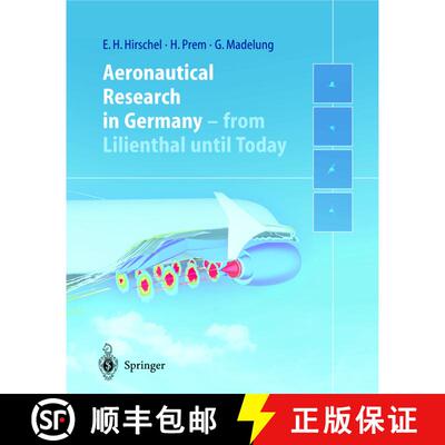 【3-4周达】Aeronautical Research in Germany: From Lilienthal until Today (Softcover reprint of the or... [9783642621291]