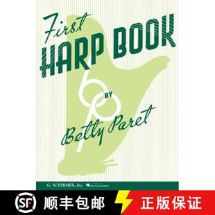 【3-4周达】First Harp Book Bety Paret Harp Sheet Music for Beginners Folk and Classical Harp Songbook... [9780793555239]