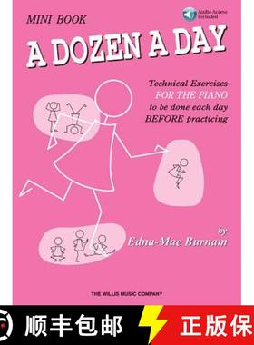 【3-4周达】A Dozen a Day Mini Book - Book/Online Audio [With Access Code] [9781458416124]