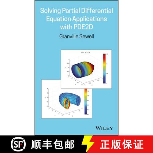【3-4周达】精装 Solving Partial Differential Equation Applications With Pde2D [Wiley数学] [9781119507932]