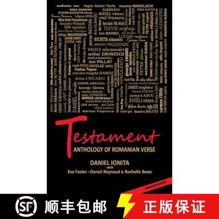 【3-4周达】Testament - Anthology of Romanian Verse [9780995350205]
