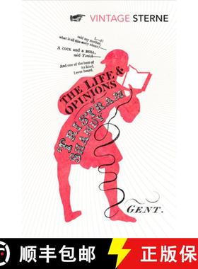 【3-4周达】The Life and Opinions of Tristram Shandy, Gentleman [9780099519157]