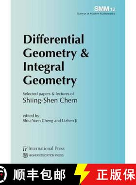 【3-4周达】Differential Geometry & Integral Geometry: Selected papers & lectures of Shiing-Shen Chern [9781571463425]