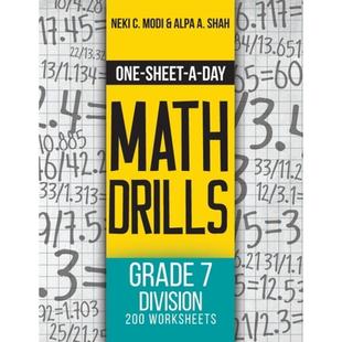 Drills 9781627342391 Worksheets Grade Math Day Sheet 4周达 One Book Division 200