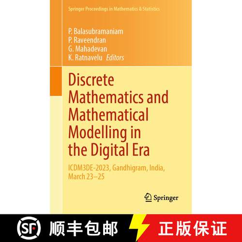 【3-4周达】精装 Discrete Mathematics and Mathematical Modelling in the Digital Era: ICDM3DE-2023, Gan... [9789819726394]