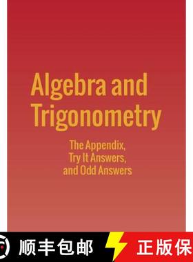 预订 Algebra and Trigonometry: The Appendix, Try It Answers and Odd Answers [9781680920741]
