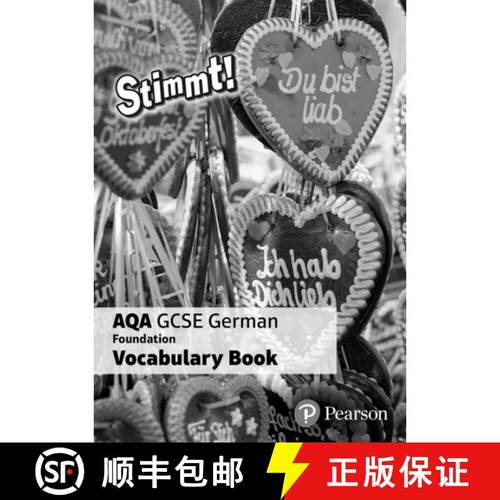 【3-4周达】Stimmt! AQA GCSE German Foundation Vocabulary Book (pack of 8) [9781292172651]